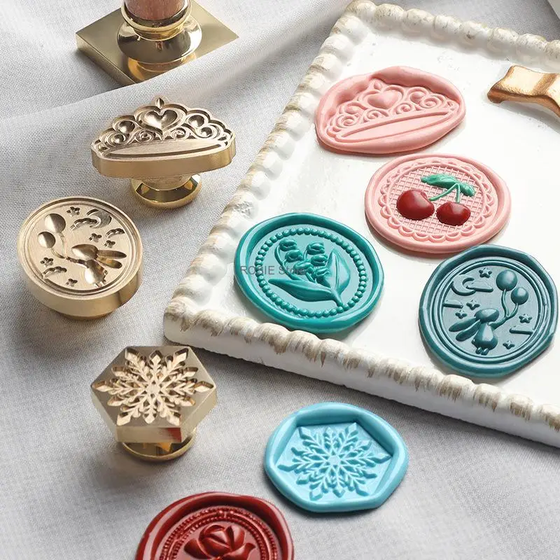 3D Relief Wax Seal Stamp Head Only: Choose 1 Design - Image 2