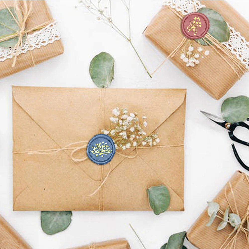 Christmas Wax Seal Stamp Head Only: Choose 1 Design - Image 3