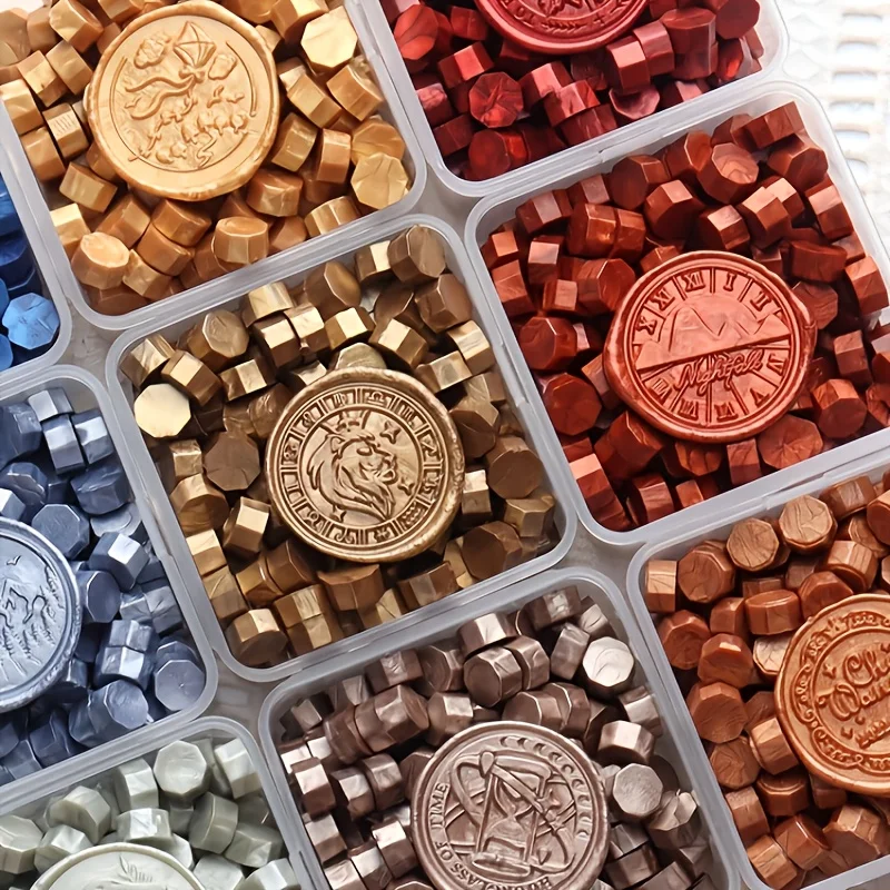 Pearl and Metallic Sealing Wax Beads, Bag of 100 (Choose 1 Color) - Image 2