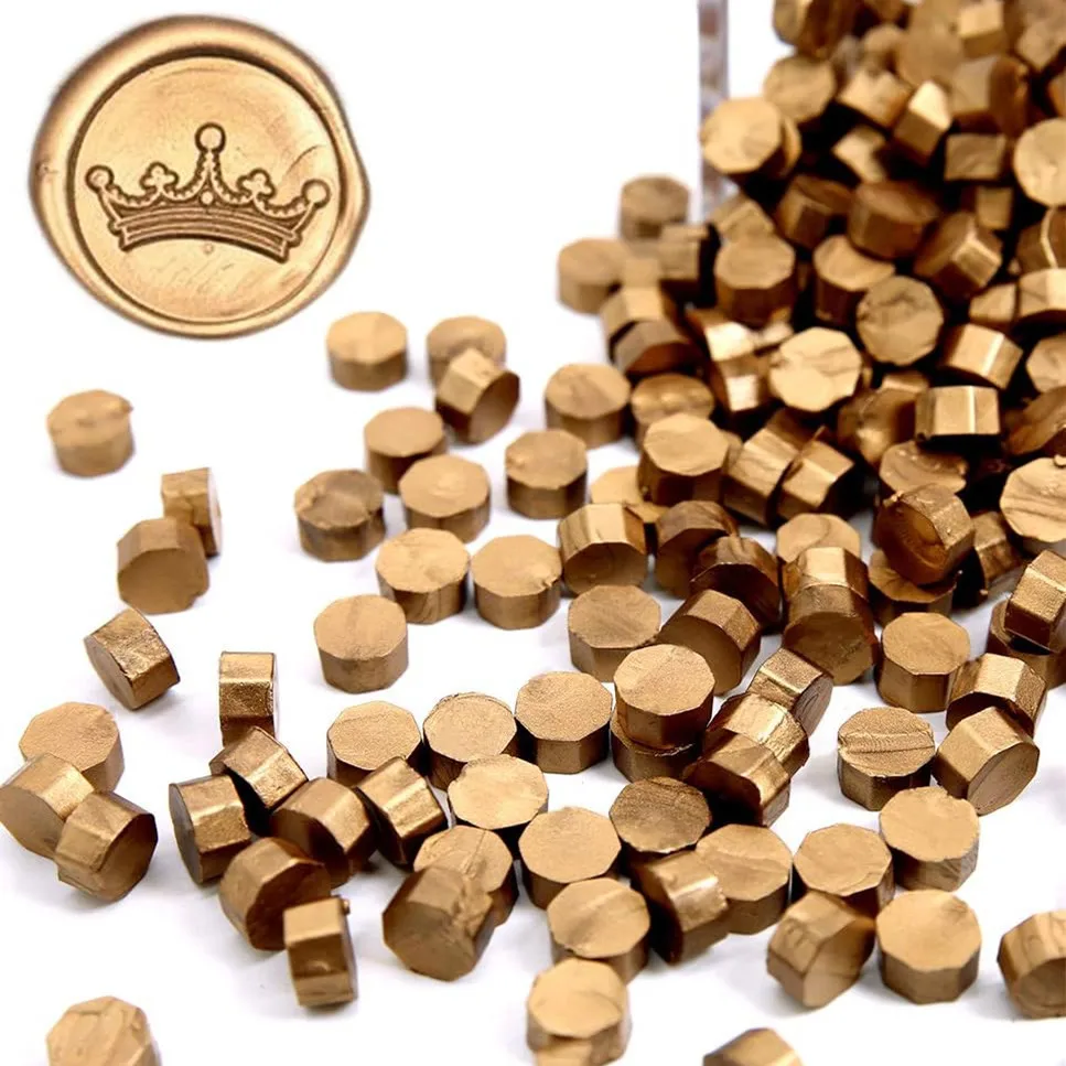 Pearl and Metallic Sealing Wax Beads, Bag of 100 (Choose 1 Color) - Image 6