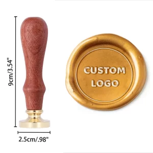 Custom Wax Seal Stamp with Your Logo, Initials or Design