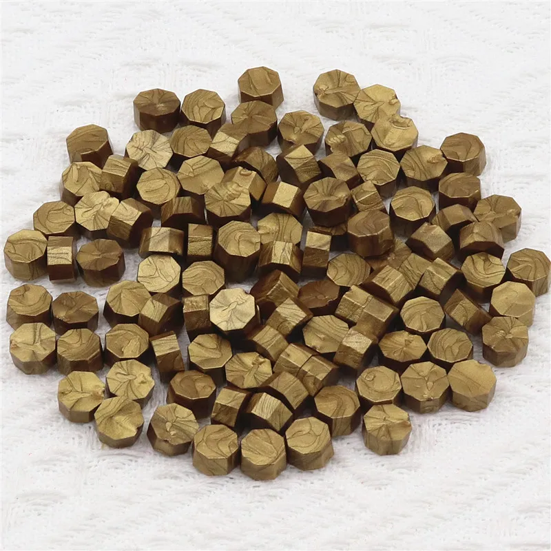 Pearl and Metallic Sealing Wax Beads, Bag of 100 (Choose 1 Color)