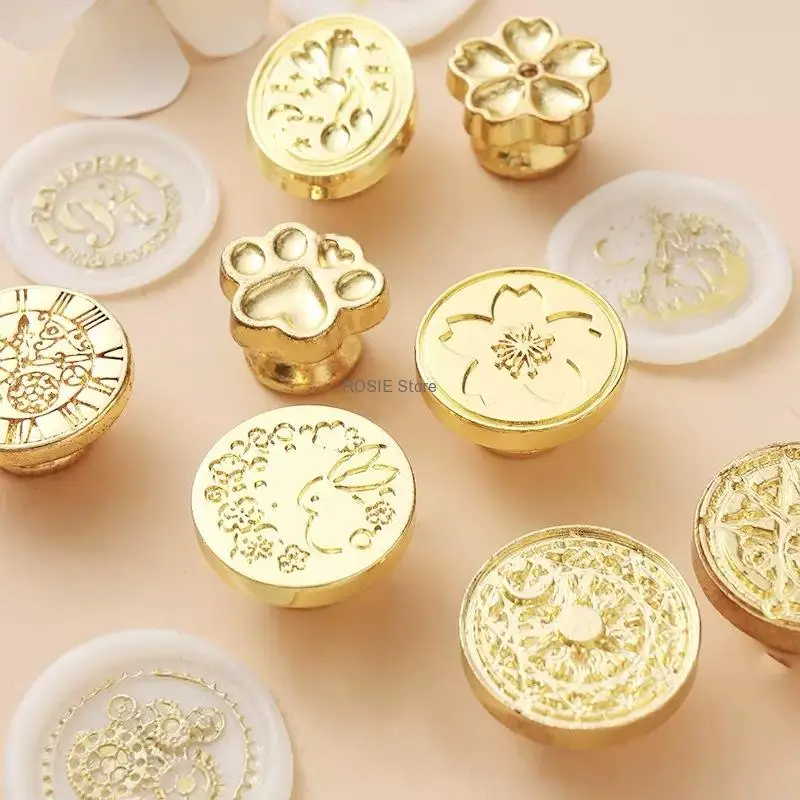 3D Relief Wax Seal Stamp Head Only: Choose 1 Design - Image 4