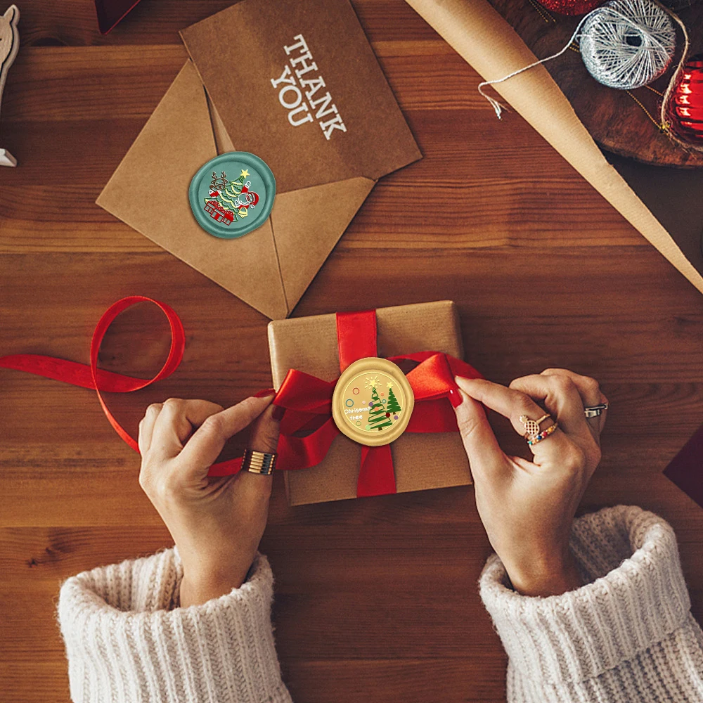 Christmas Wax Seal Stamp Head Only: Choose 1 Design - Image 5